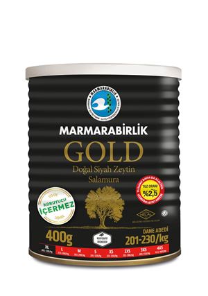 Doğal Siyah Zeytin Salamura Gold (400 gr)